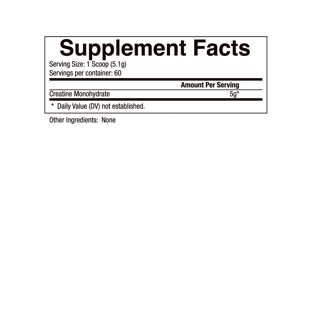 CREATINE MONOHYDRATE UNFLAVORED