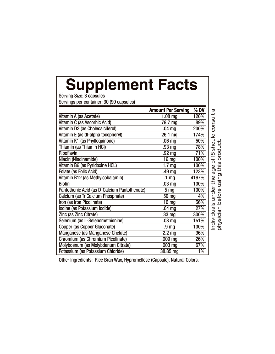 Mens Multivitamin - 30s