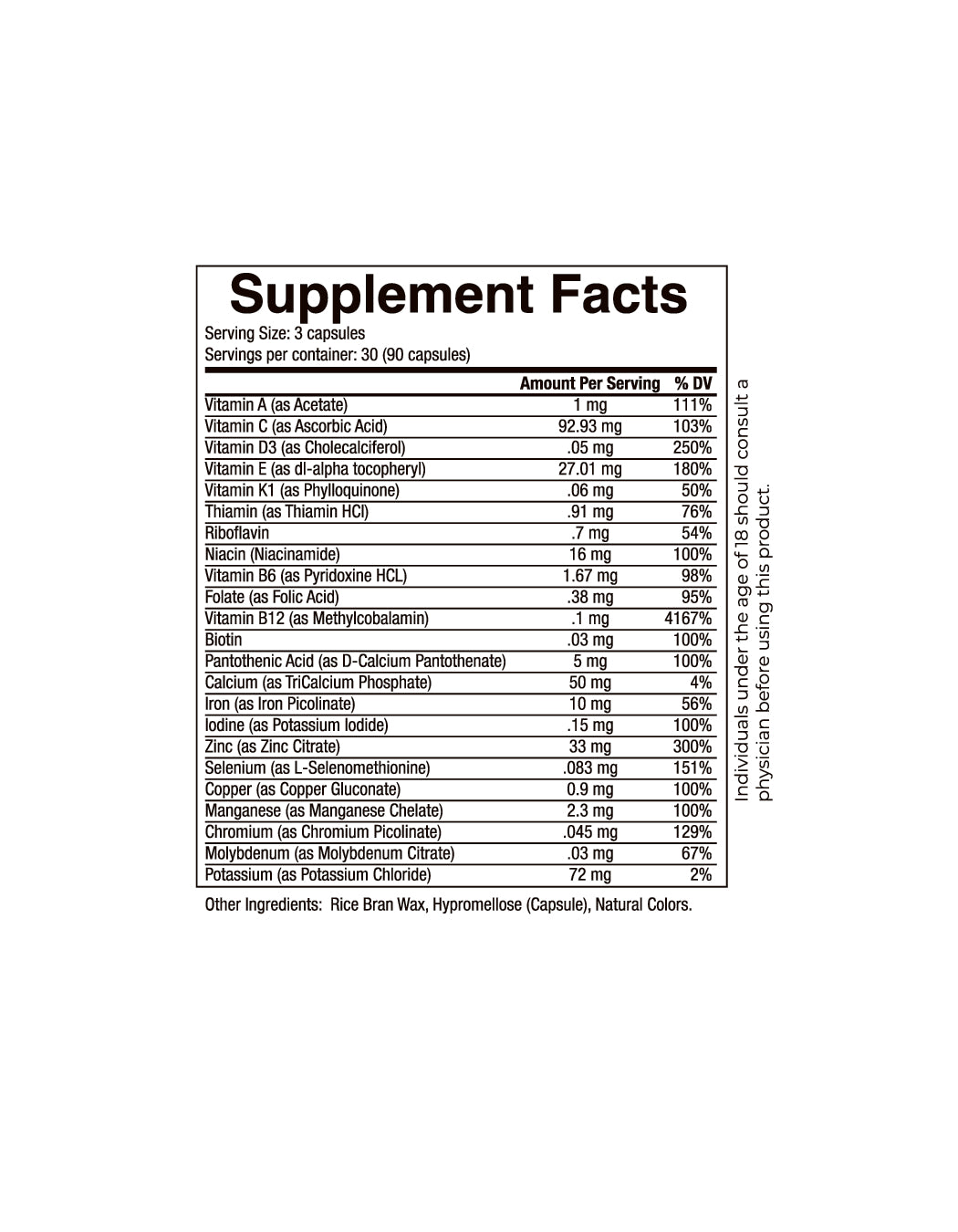 Mens Multivitamin - 40s