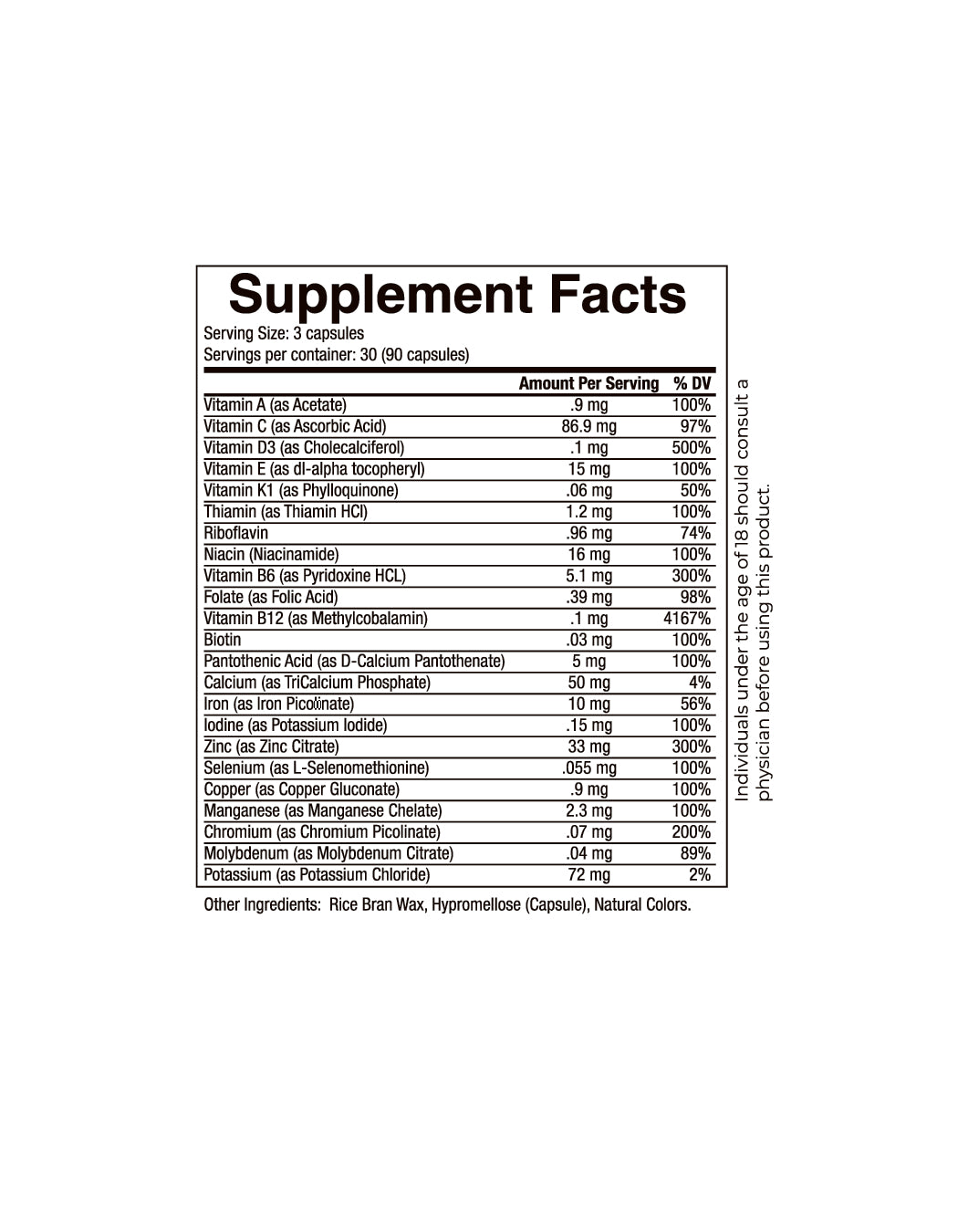 Mens Multivitamin - 50s