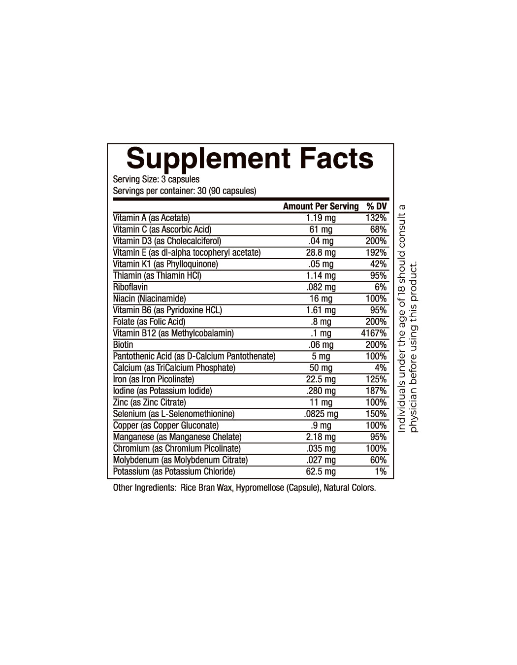 Womens Multivitamins - 20s