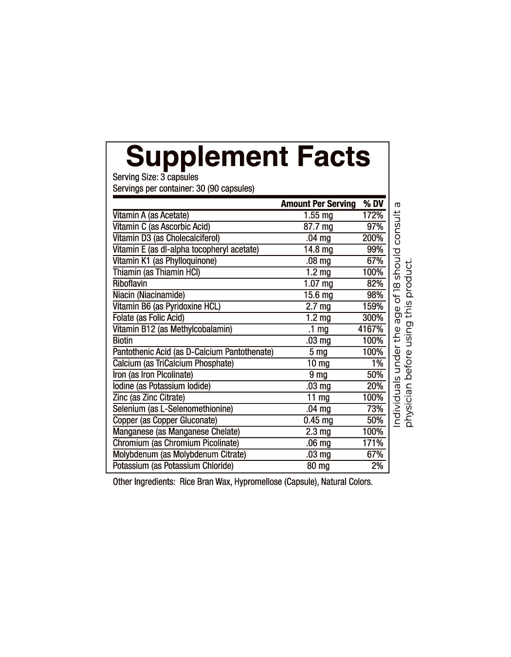 Womens Multivitamin - 60+